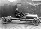 H.H. Golightly and Sheffield Simplex Chassis outside works on Guernsey Road, Heeley