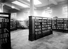 View: u02877 Adult Lending, Firth Park Branch Library, Firth Park Road showing natural lighting by roof well