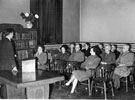 View: u02885 A meeting of the Firth Park Discussion Circle held in the Study Room, Firth Park Branch Library, Firth Park Road. These meetings were held monthly throughout the Winter