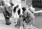 View: u02936 Children and parents meeting Postman Pat at Firth Park Branch Library, Firth Park Road