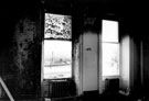 View: u02984 Interior of Hillsborough Library, off Middlewood Road, after the fire. Formerly Hillsborough Hall until converted into a library. Built in the 18th century by Thos. Steade, grandfather of Pegge-Burnell.