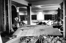 View: u02989 Hillsborough Branch Library, Middlewood Road, Hillsborough Park, showing new floors, wireing, etc. New support girders inserted in brick pillars on left, prior to boxing in. Formerly Hillsborough Hall