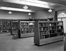 View: u03004 Interior of the extension at Hillsborough Library, Middlewood Road, Hillsborough Park. Opened 3rd December, 1929, cost ú1,772. Formerly Hillsborough Hall and built in the 18th century.