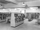 View: u03005 Interior of the extension at Hillsborough Library, Middlewood Road, Hillsborough Park. Opened 3rd December, 1929, cost ú1,772. Formerly Hillsborough Hall and built in the 18th century.