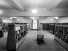 View: u03006 Interior of the extension at Hillsborough Library, Middlewood Road, Hillsborough Park. Opened 3rd December, 1929, cost ú1,772. Formerly Hillsborough Hall and built in the 18th century.