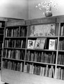 View: u03014 Display in the shelves illustrating country life at Hillsborough Library, Middlewood Road. Opened 3rd December, 1929, cost ú1,772. Formerly Hillsborough Hall