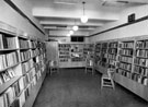 Interior view of the old Totley Branch Library, Abbeydale Road South, from  the enclosure