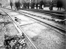 Laying tram tracks, Church Street