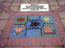 Mosaic at Upperthorpe Peace Gardens created by children from Daniel Hill School