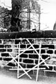 Swords belonging to Handsworth Sword Dancers outside St. Mary's Church, Handsworth Road