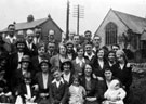 Unidentified group from a collection of photographs relating to the Lee/Banks family. Possibly a church group?