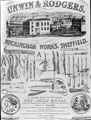 View: u04114 Unwin and Rodgers, cutlery manufacturers, Rockingham Works, Division Street