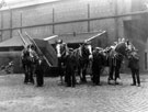 Decorated Horses at Thomas W Ward, Albion Works, Savile Street