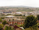 View looking across from the Wybourn estate, the bingo building with the white roof centre left is Gala Bingo on Cricket Inn Road