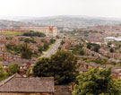 View from the Wybourn estate looking along Maltravers Road towards Hyde Park flats