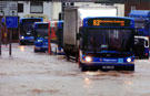 The Common, Ecclesfield after floods caused by heavy rainfall