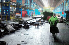 Clean up at Sheffield Forgemasters following flooding caused by heavy rain