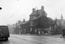Nos. 776-90 etc., Attercliffe Road from the junction with Worksop Road, showing the Travellers Inn (tall building)