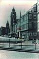 View: u04687 St. Marie's Presbytery (extreme left) and Victoria Hall, Norfolk Street from Arundel Gate with the Town Hall Clock Tower in the background