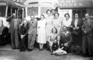 Unidentified group outing, probably either from Oak Street United Methodist Church or St Andrew's Methodist Church, Anns Road, Heeley