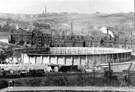 Gas Holders being constructed by Newton Chambers Ltd. for East Midlands Gas Board, Barrow Road, Low Wincobank, looking towards Jenkin Road and Shiregreen Cemetery, Shiregreen Lane