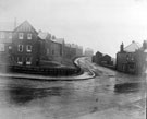 No. 79, Primrose Avenue (extreme left); Nos. 466; 464; 462 etc.,  Windmill Lane  and No. 132, James Mould, drapers shop, Bellhouse Road from Bellhouse Road