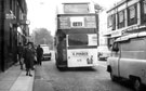 Evening Rush Hour, Ecclesall Road passengers boarding the No. 182 bus