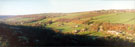 Panoramic view looking towards Tofts Lane and Albion Row, Roscoe Bank  from Hagg Lane / Bell Hagg Area 