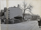 Hawksley Avenue at the junction with Bradfield Road looking towards the Eagle Garage (Sheffield) Ltd., motor engineers