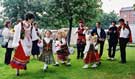 Folk Dancing at the Millennium Multicultural Festival which took place on Devonshire Green