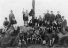 Hunter's Bar Boys School. Mr Bower's class, visit to Stanage Pole, 1948/9 or 1950