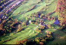 Aerial view of Beauchief Abbey from a hot air balloon