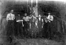 Group of workmen at Swift Levick and Sons, Clarence Steel Works, Effingham Road