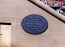 View: v00422 Plaque to commemorate Samuel Holberry, Sheffield Chartist leader, Peace Gardens