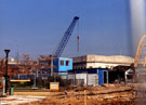 Construction of Winter Garden, Central Library in background