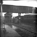 B1 Class steam locomotive 61315 departing from the south end of Sheffield Midland railway station