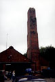 Rear of the works and chimney at Pro Roll Ltd., Low Matlock Rolling Mill, off Low Matlock Lane, Loxley Valley