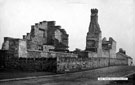 Ruins of Sheffield Manor House, Manor Lane. Remains of the Great Kitchen Tower, left