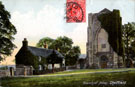 Beauchief Abbey and cottages referred to on early maps as the Lodge