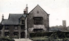 Feoffees' Hall also known as Council Hall, Yew Lane, St. Mary's Church in background