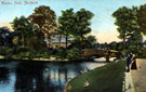 Bridge and lake, Weston Park