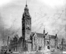 Artists impression of Town Hall, Town Hall Square/Surrey Street