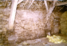 Interior of listed barn at Woodseats Farm, Low Bradfield