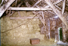 Interior of listed barn at Woodseats Farm, Low Bradfield