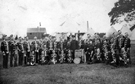 Unidentified military band with George Berry and  George Bulmer band members