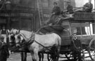 Horse bus, possibly on Ecclesall Road going to Hunter's Bar