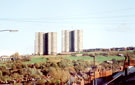 Talbot and Cliffe Towers, Kenninghall Mount, Norfolk Park, prior to demolition