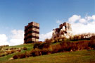 Demolition of Talbot (left) and Cliffe (right) Blocks,  Kenninghall Mount, Park Grange Road, Norfolk Park