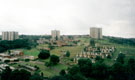 General view of Norfolk Park area, looking towards Park Grange Road. Maisonettes on Samuel Road, right, foreground