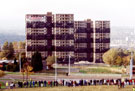 Demolition of flats, Park Grange Road, Norfolk Park